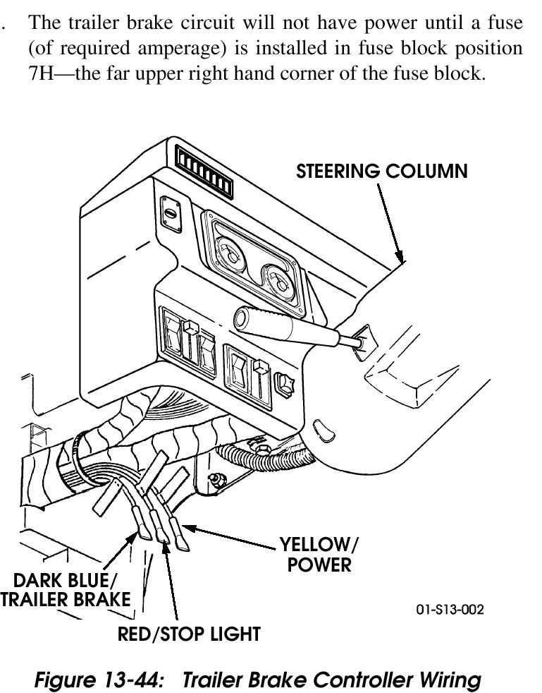 tekonsha brake control wiring diagram