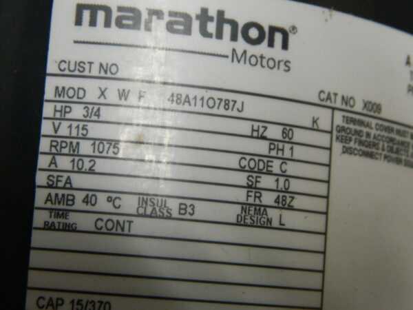 single phase marathon motor wiring diagram