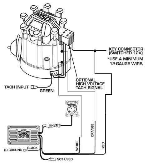 msd 2 wire distributor wiring diagram