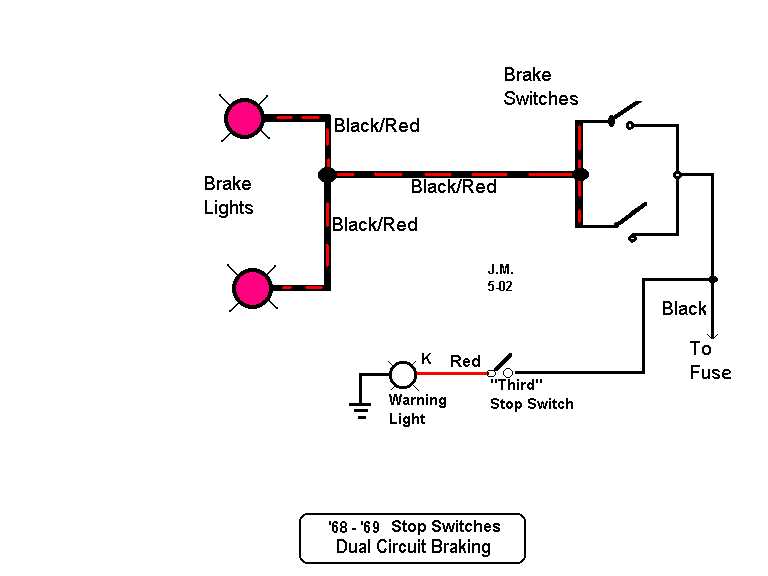 brake light switch wiring diagram