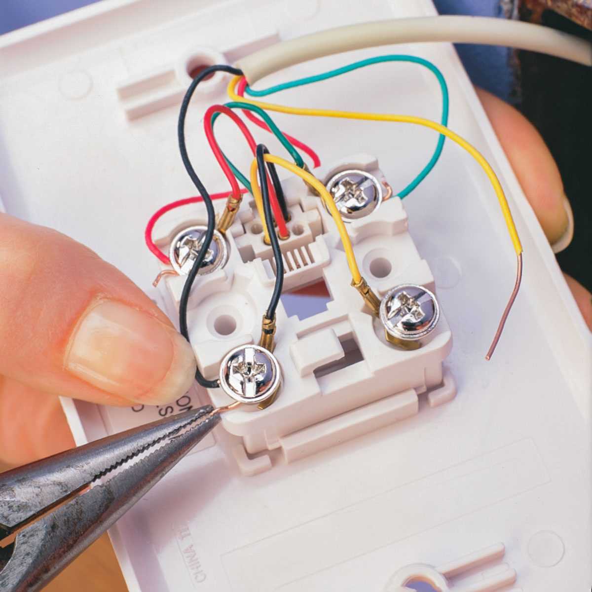 wiring diagram for phone jack