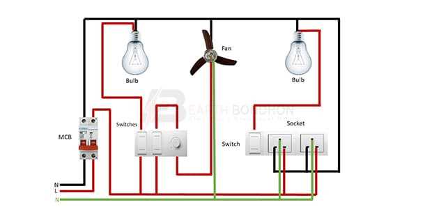 house light wiring diagram