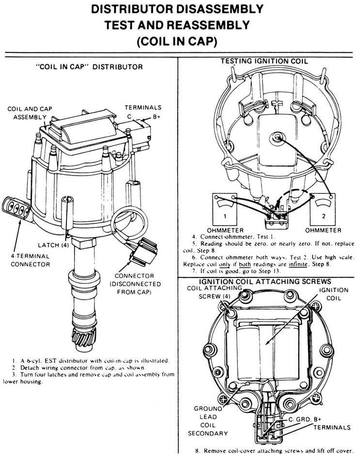 distributor cap wiring diagram