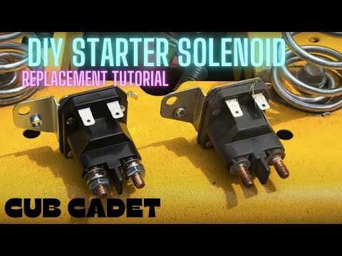 diagram cub cadet starter solenoid wiring