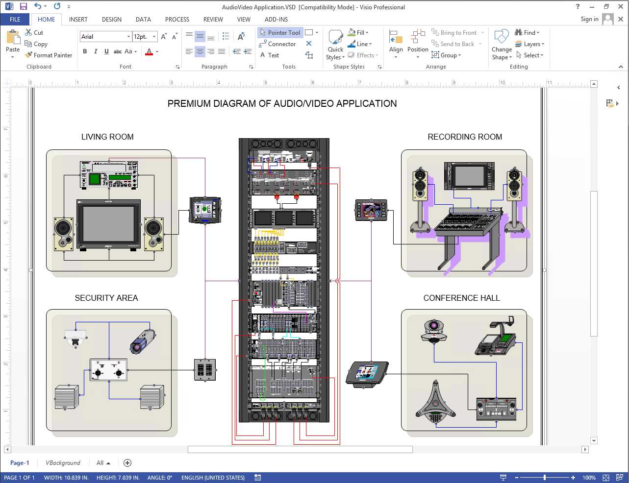 home cinema wiring diagram