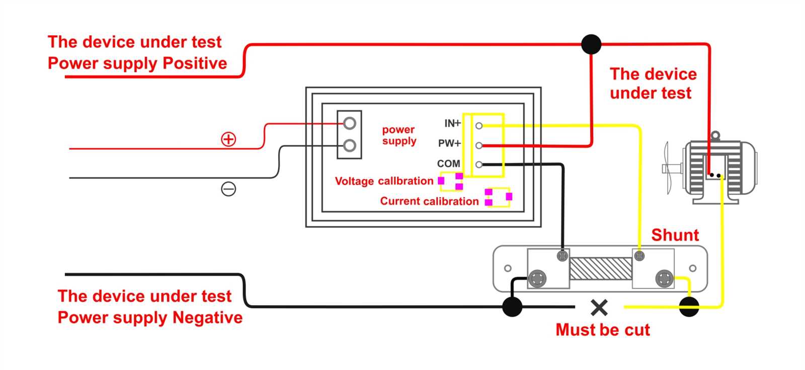 wiring diagram for amp meter