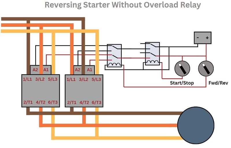 3 wire starter wiring diagram