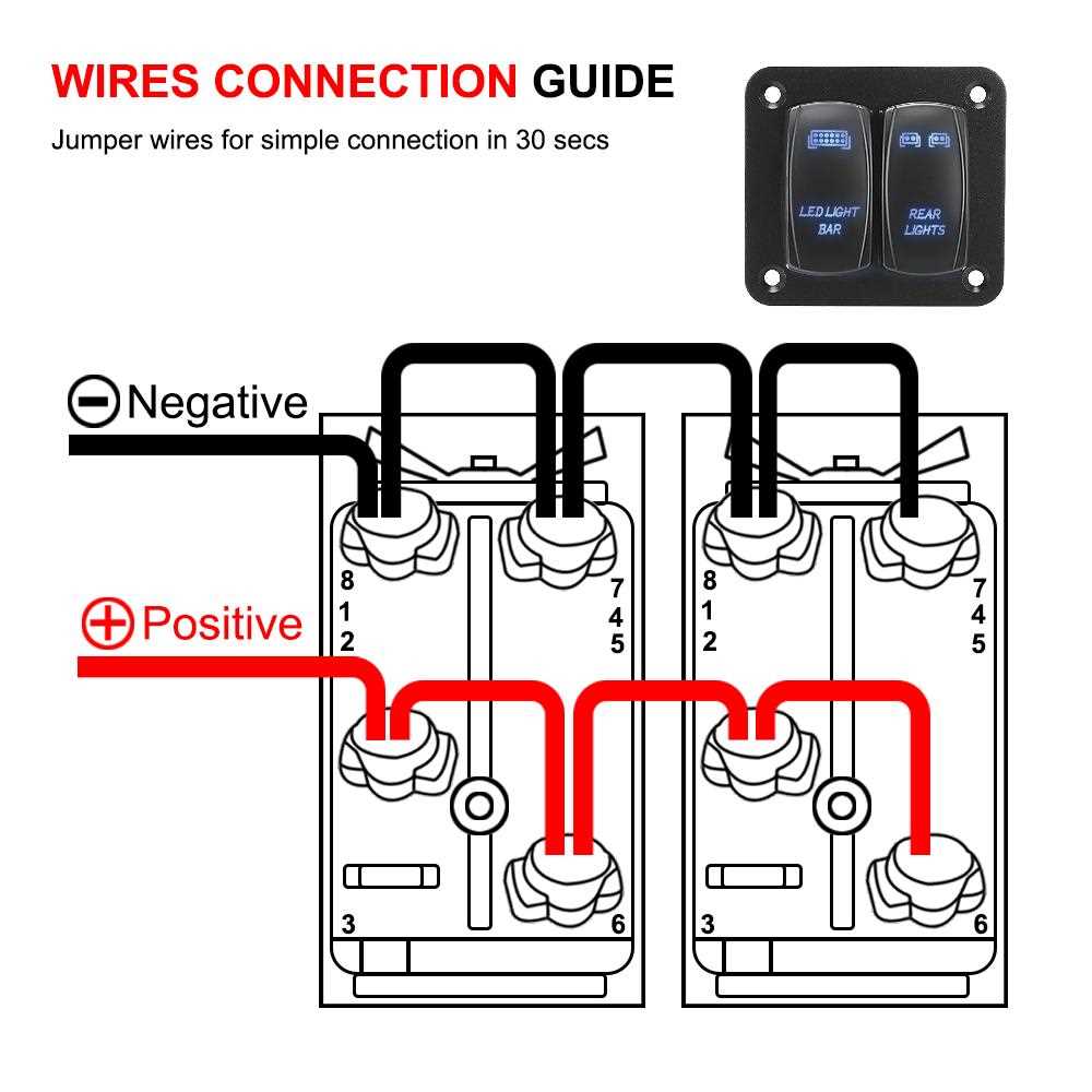 4 pin on off toggle switch wiring diagram