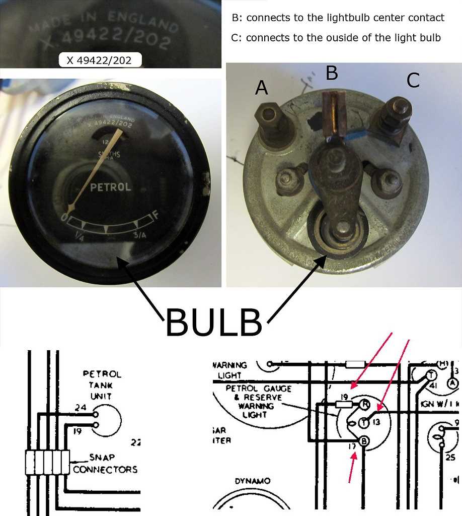 fuel gauge sending unit wiring diagram