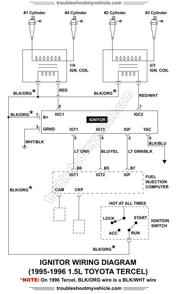 toyota igniter wiring diagram