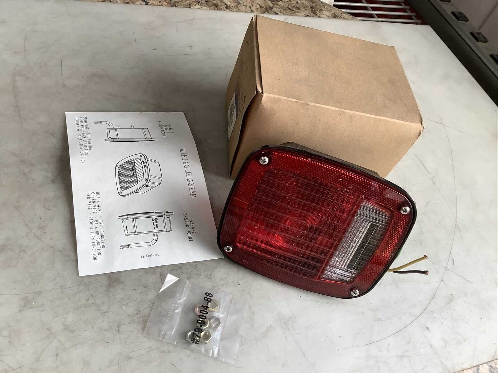 grote tail light wiring diagram