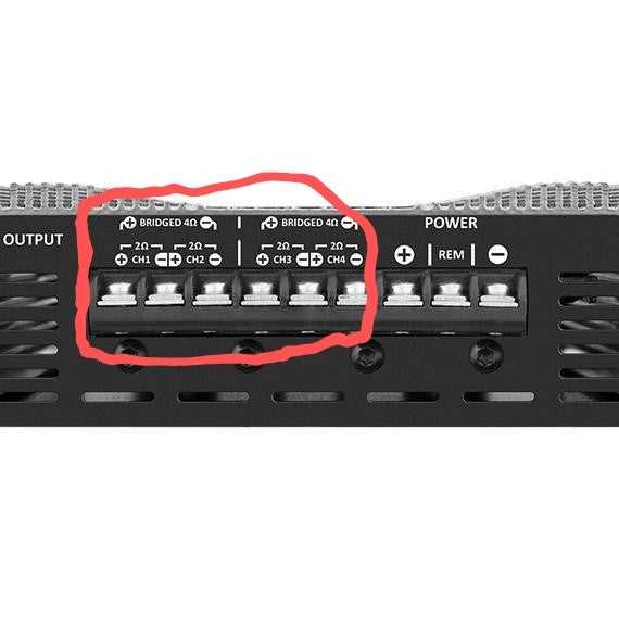 1 channel amp wiring diagram