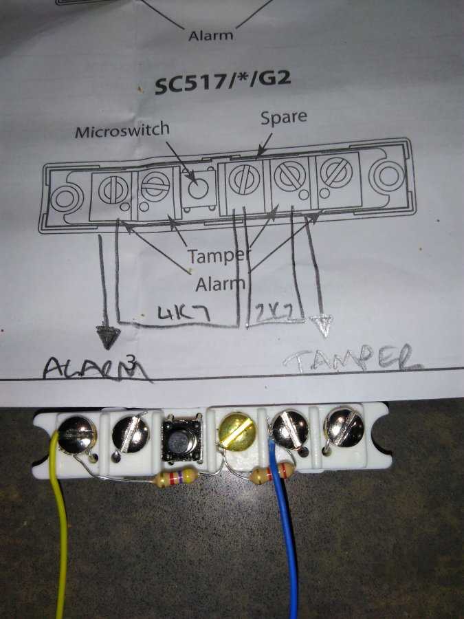 tamper switch wiring diagram