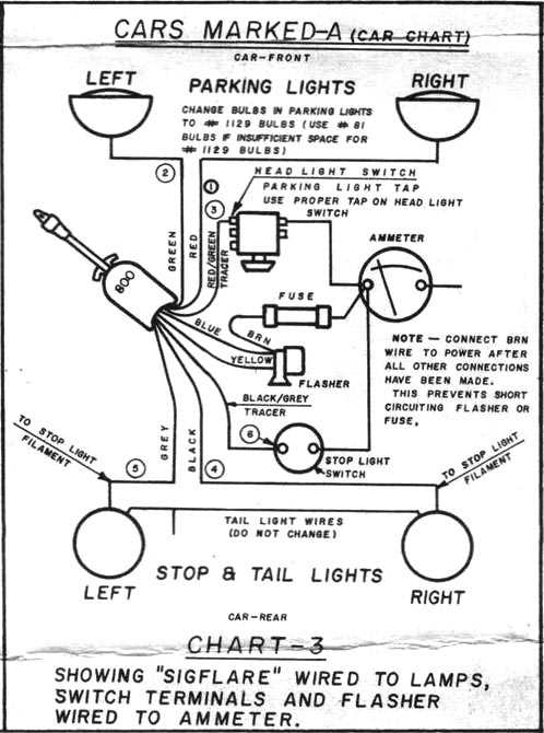 turn signal switch wiring diagram