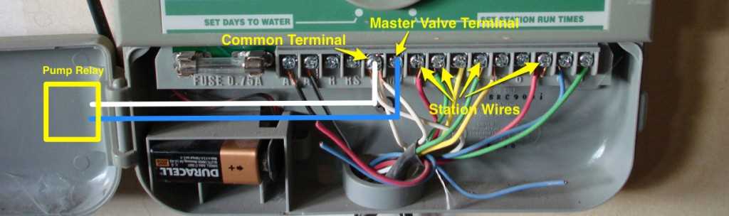 irrigation wiring diagram