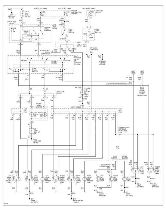 2001 dodge ram tail light wiring diagram