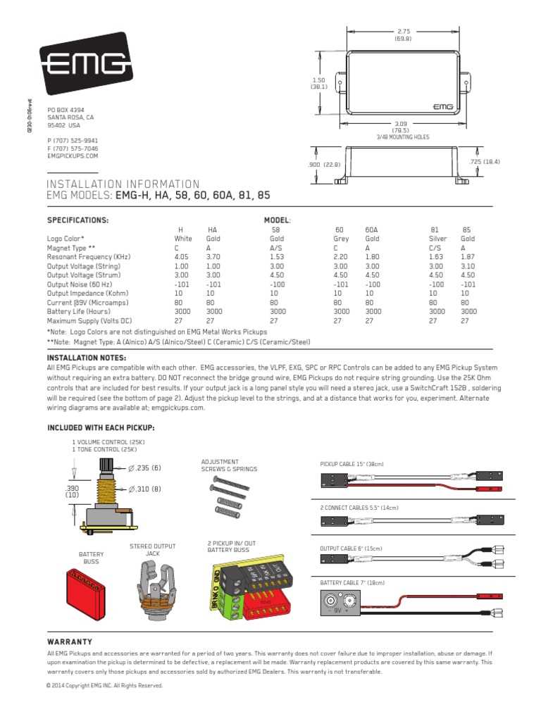 emg wiring diagram 1 volume 1 tone