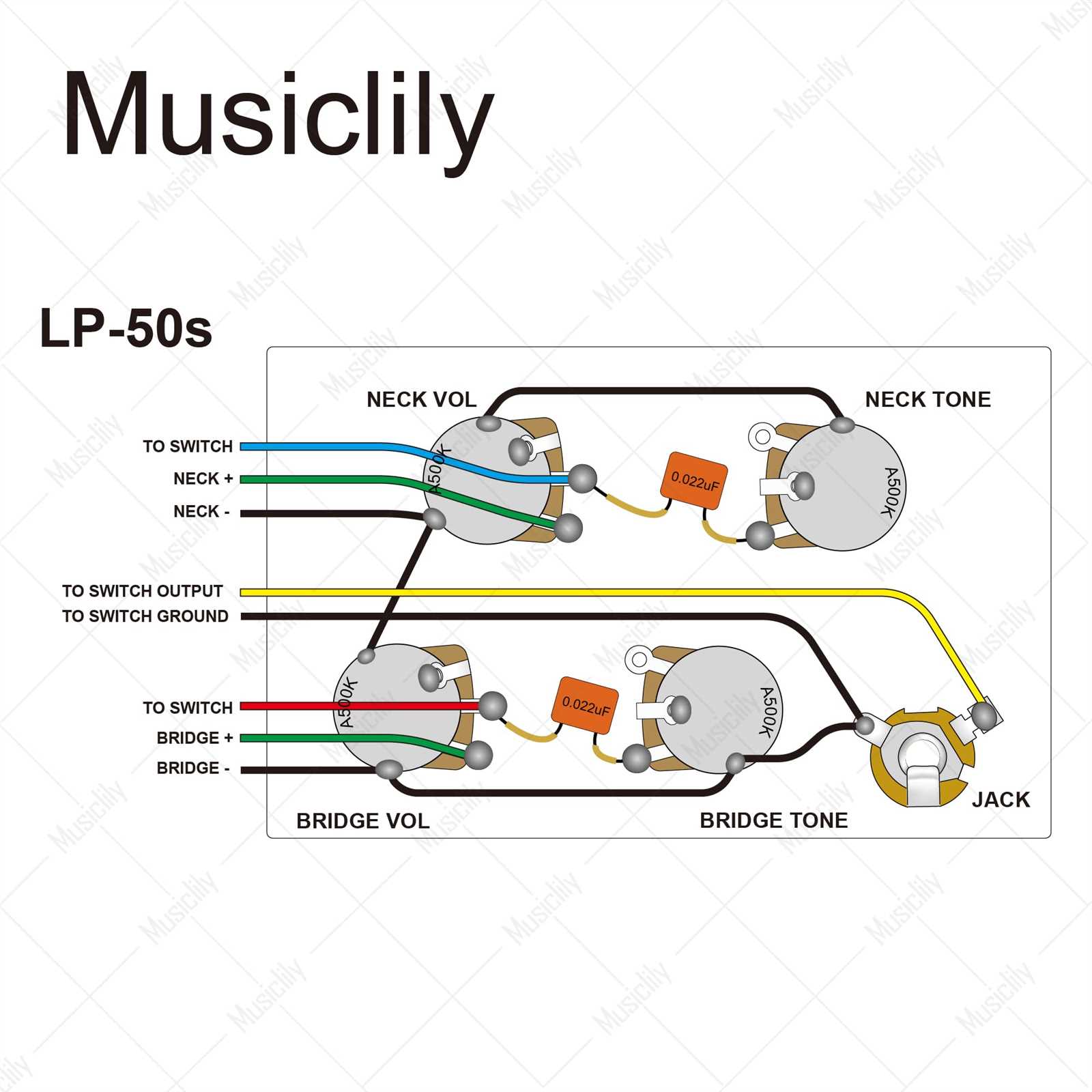 les paul 50s wiring diagram