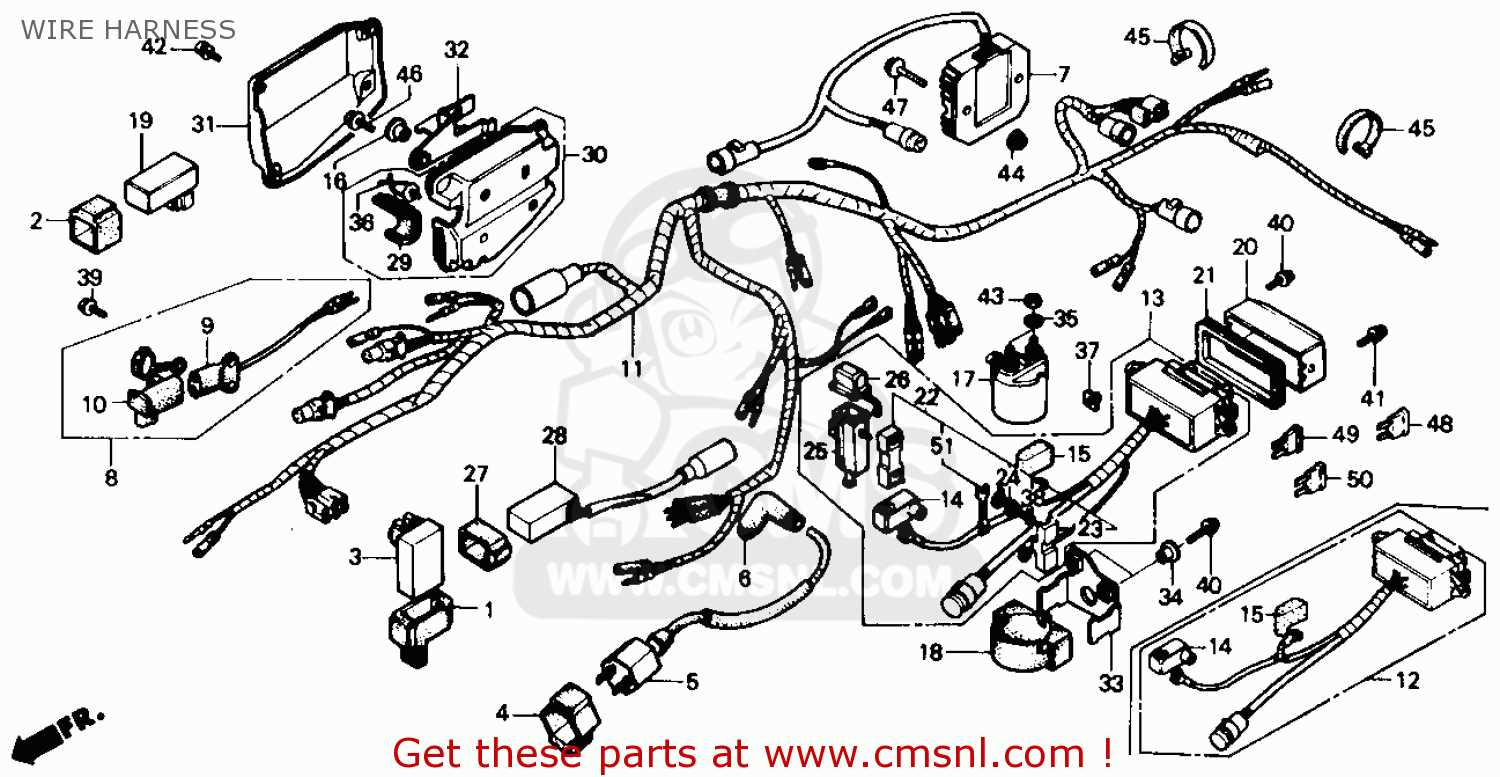 honda fourtrax 300 wiring diagram