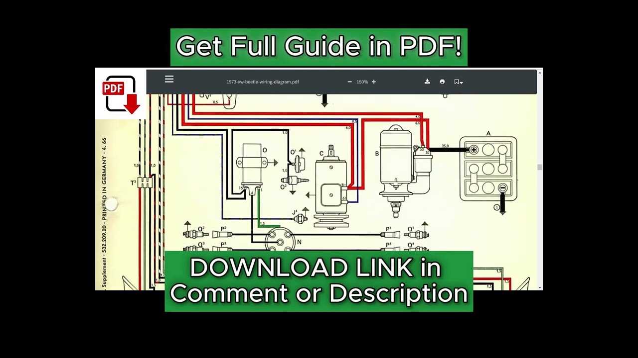 1973 vw bug wiring diagram