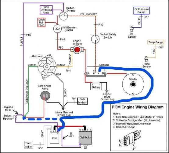 3 pole starter solenoid wiring diagram