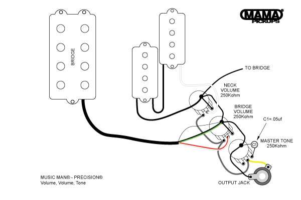 wiring diagram p bass