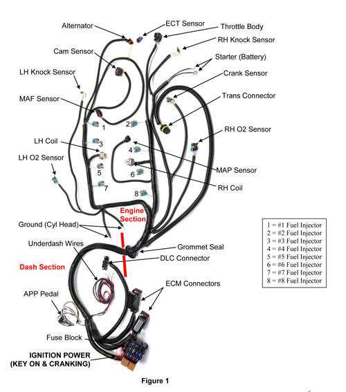 4l60e wiring harness diagram