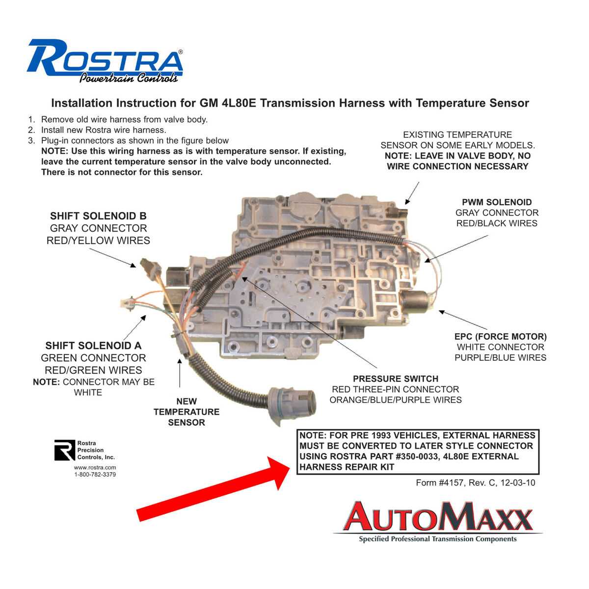 4l60e transmission external wiring harness diagram