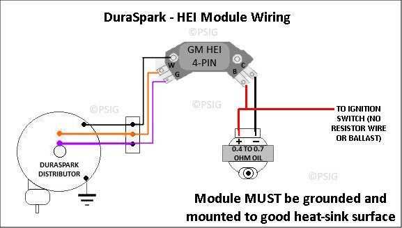 wiring diagram hei distributor