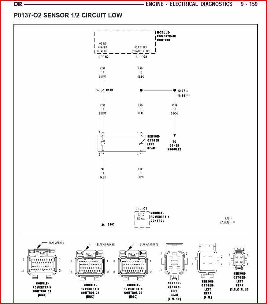 dodge ram o2 sensor wiring diagram