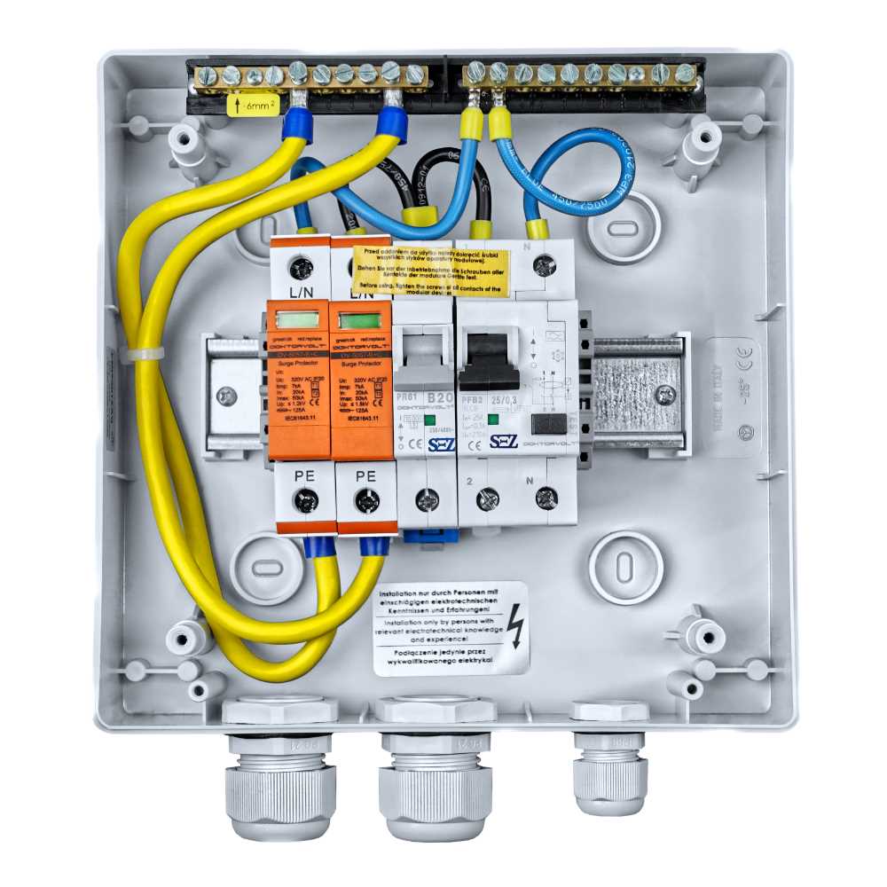 solar combiner box wiring diagram