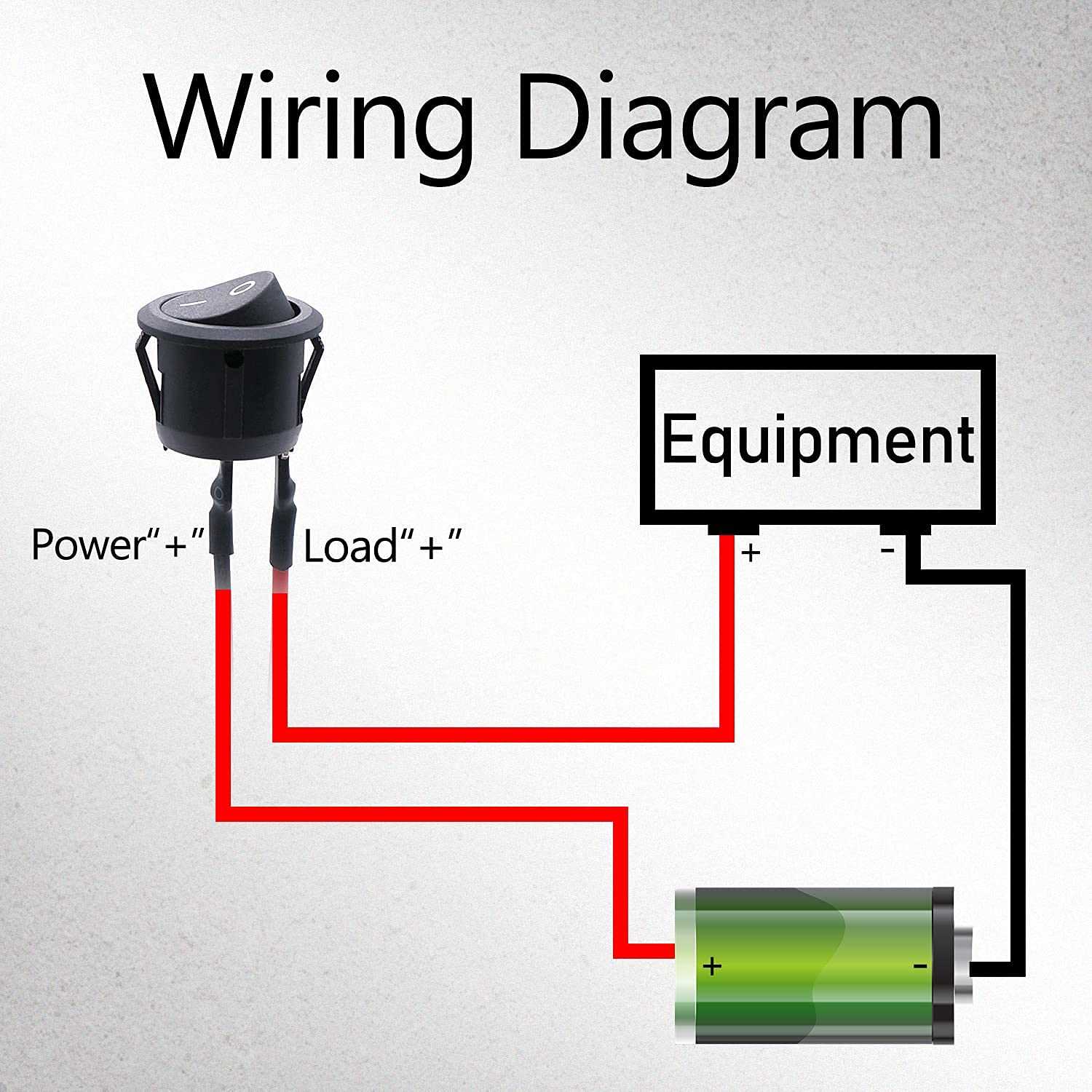 2 pin rocker switch wiring diagram