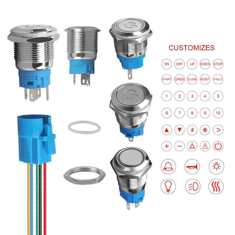 5 pin push button switch wiring diagram