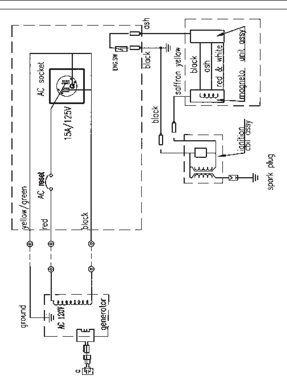 electric generator wiring diagram