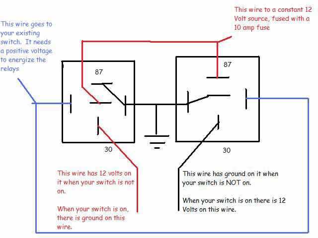 4 pin relay wiring diagram for fan