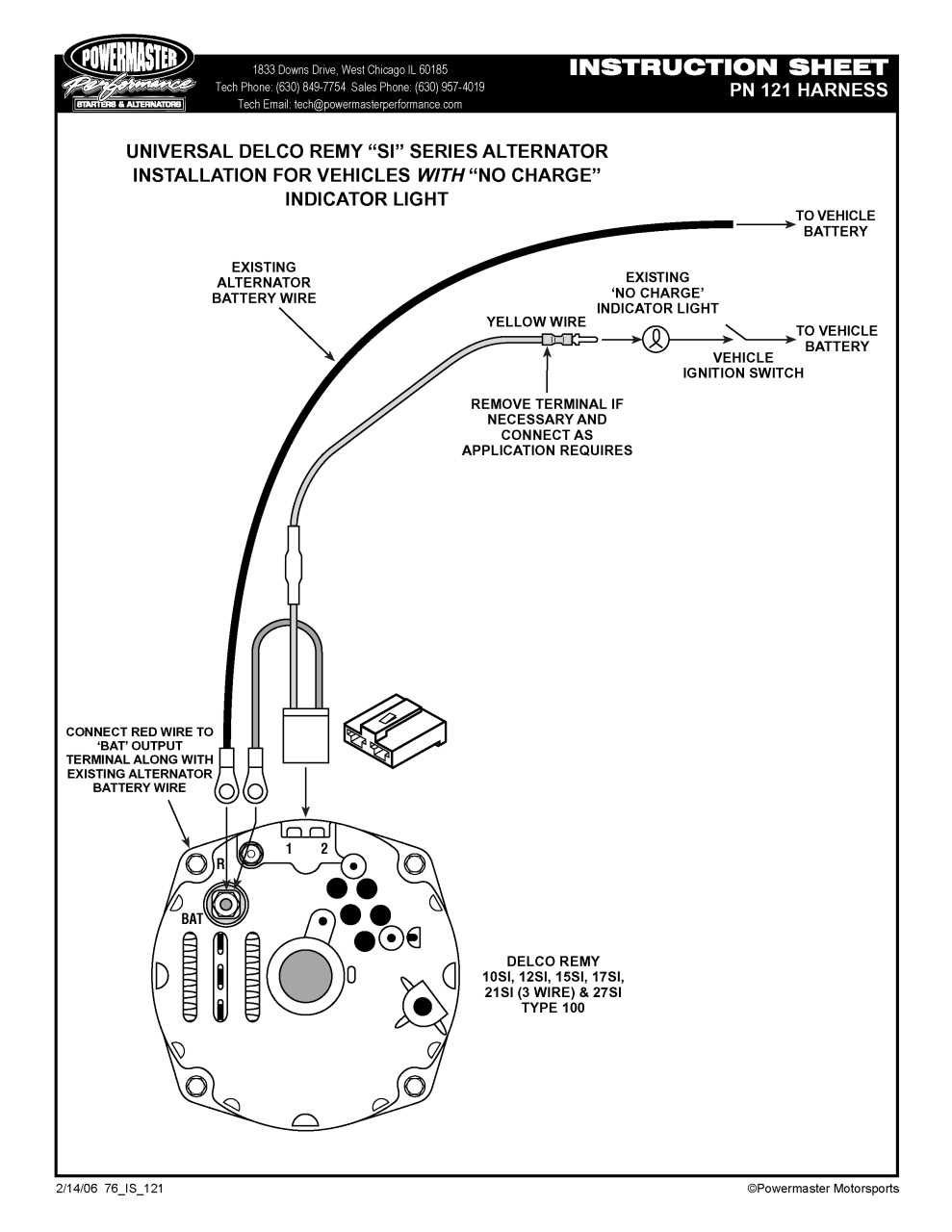 powermaster starter wiring diagram