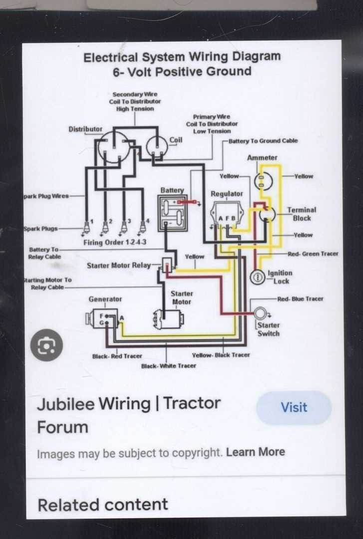 wiring diagram 8n ford tractor