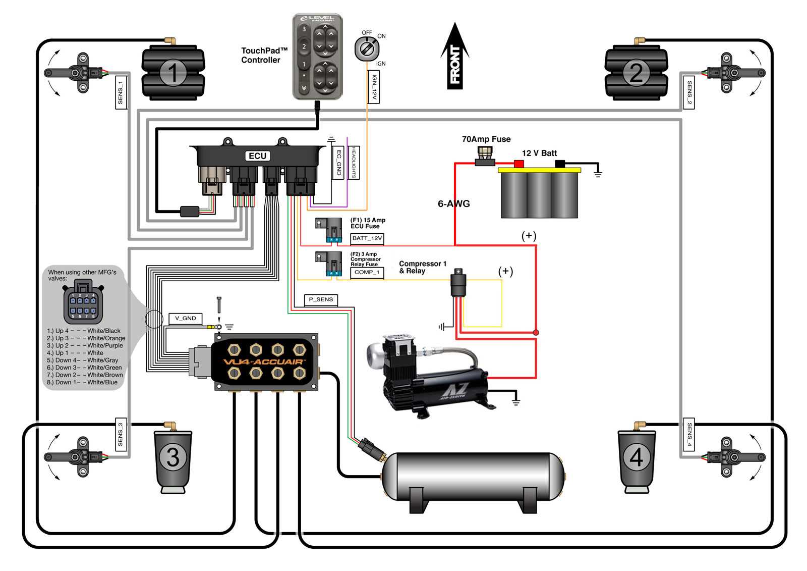 12v air compressor wiring diagram