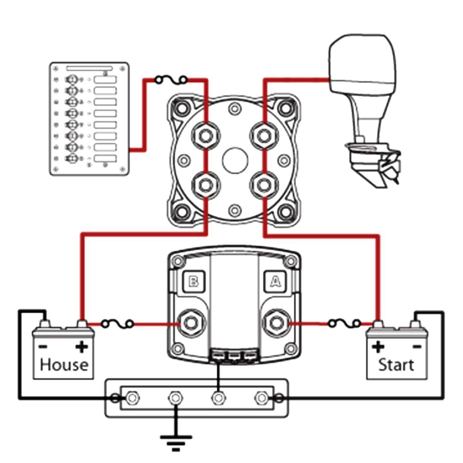 12 volt 3 battery boat wiring diagram