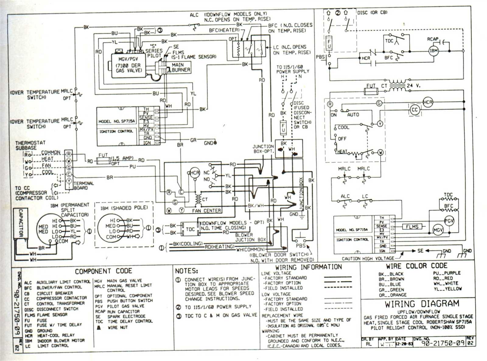 rheem control board wiring diagram