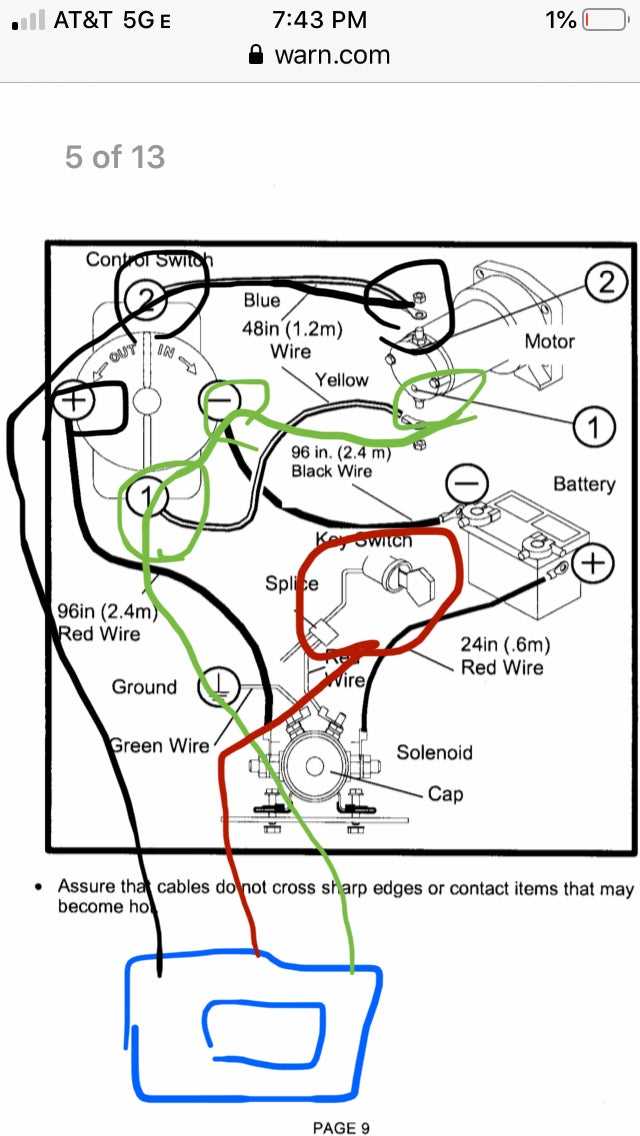 warn a2000 winch wiring diagram