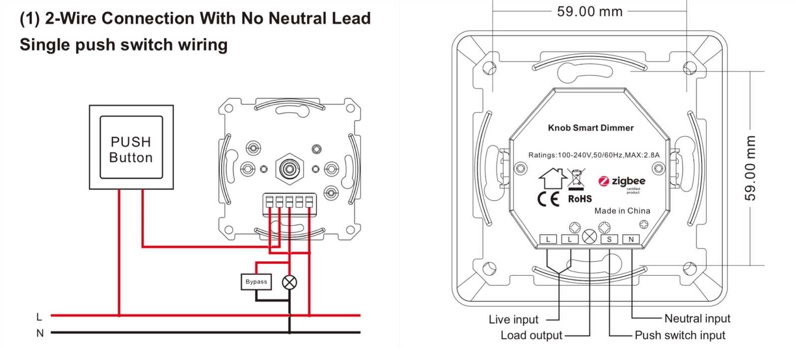 wiring diagram for led dimmer switch