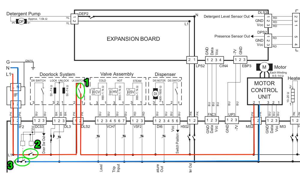 whirlpool washer electrical wiring diagram