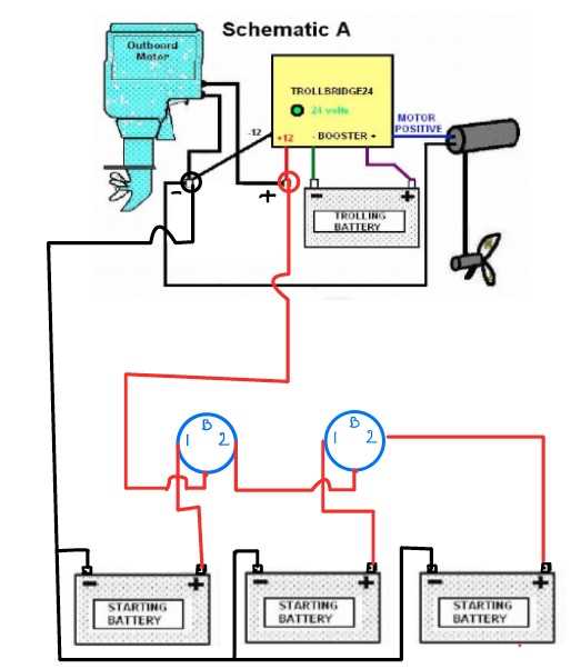 wiring diagram for 12 24 volt trolling motor