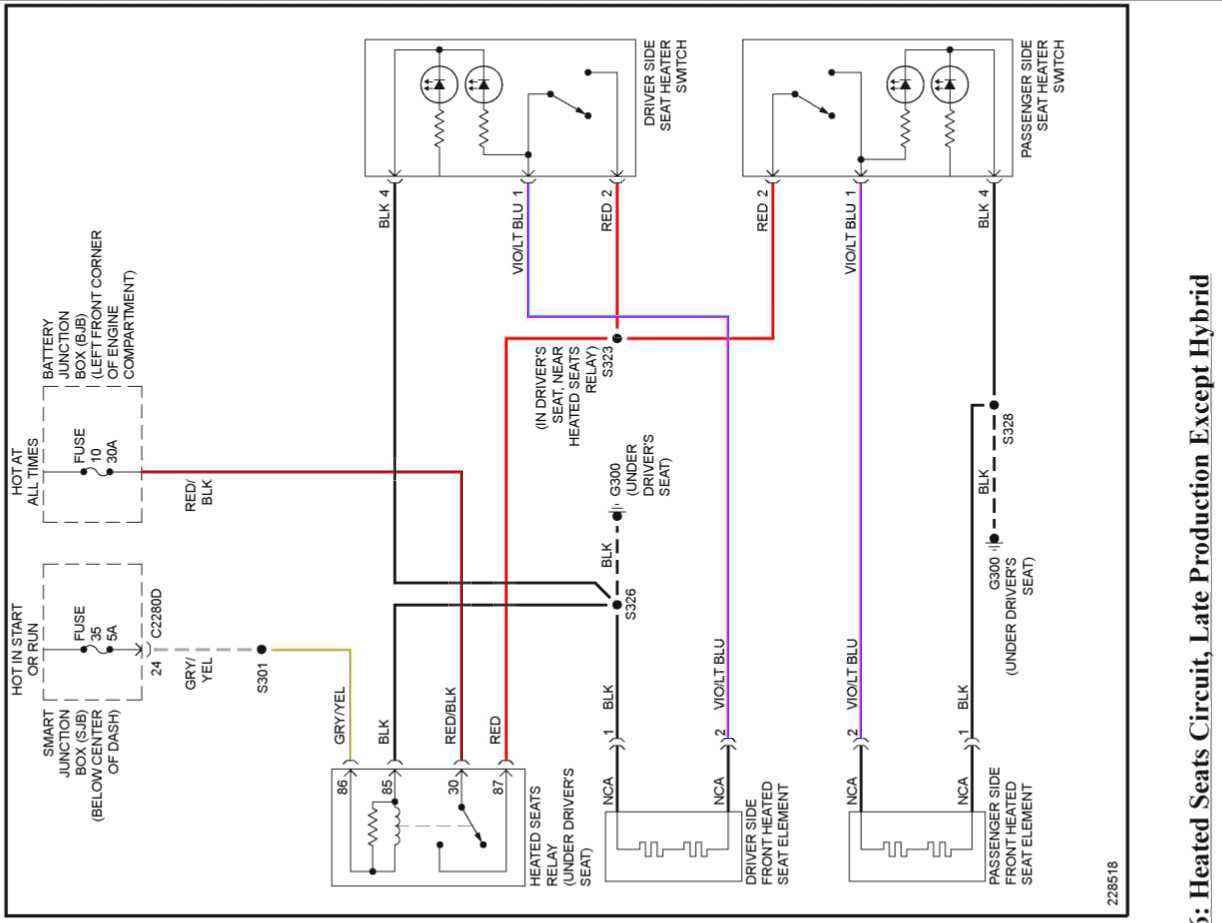 wiring diagram for seat adjustment on ford escape 2019