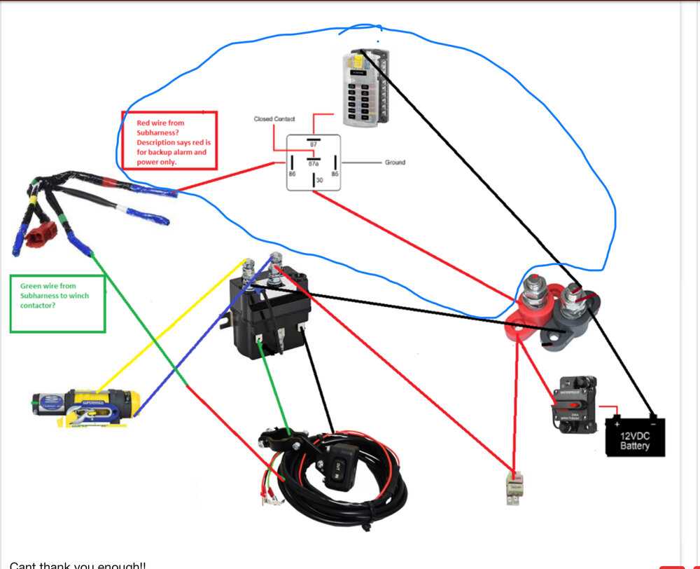 winch solenoid wiring diagram