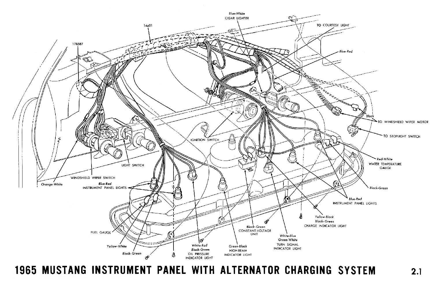 wiring diagram 1967 mustang