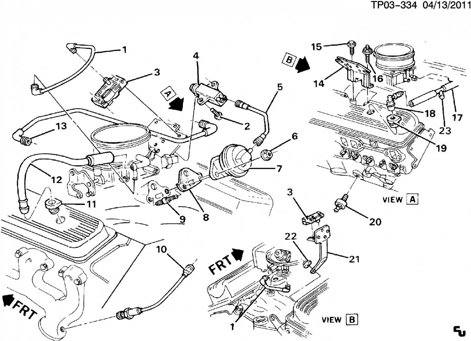 wiring diagram for 350 chevy engine