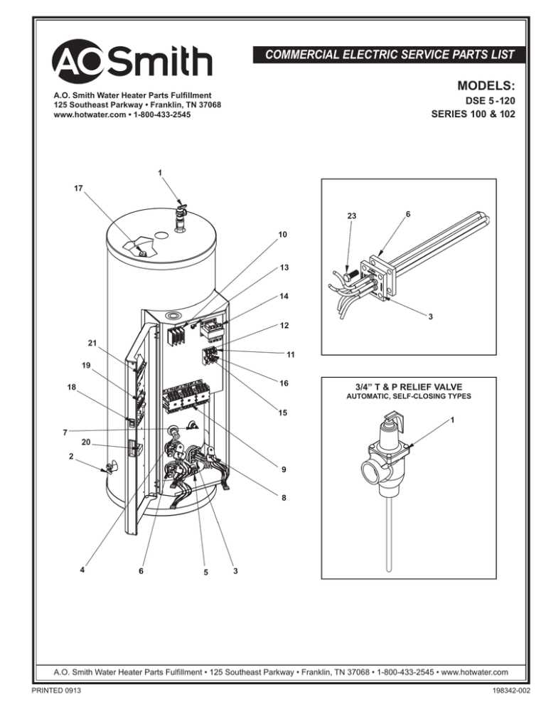 wiring diagram for ao smith water heaters