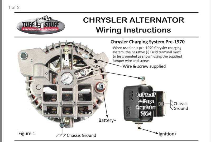 wiring diagram for chevy alternator